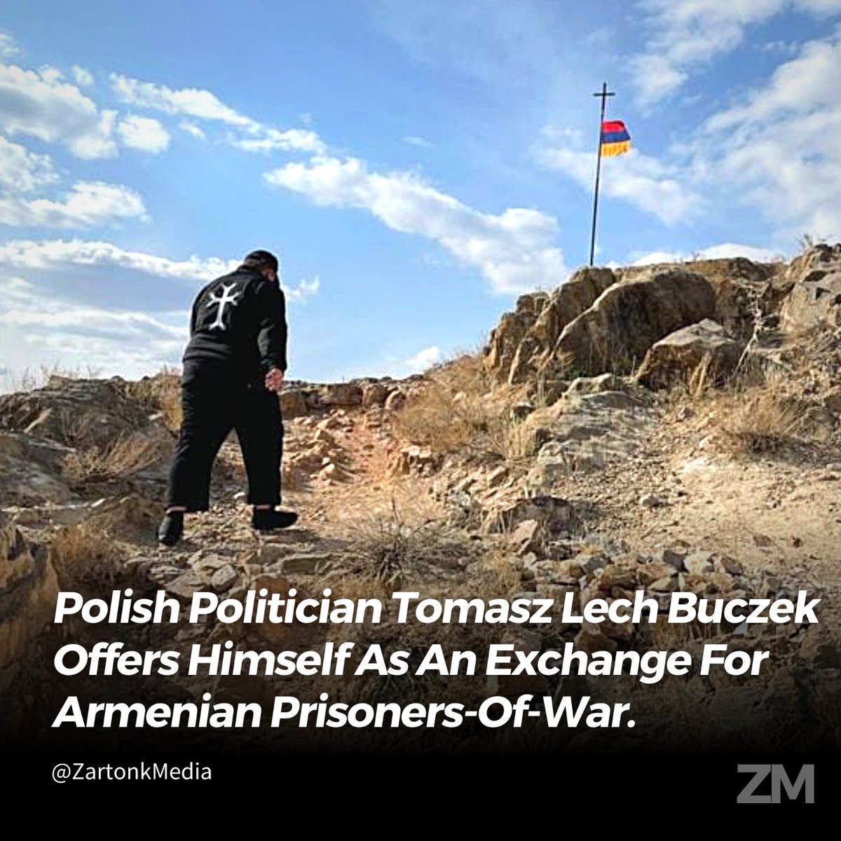 ZartonkMedia's tweet photo. Polish Politician Tomasz Lech Buczek Offers Himself As An Exchange For Armenian Prisoners-Of-War. https://t.co/adqZlHQYIw