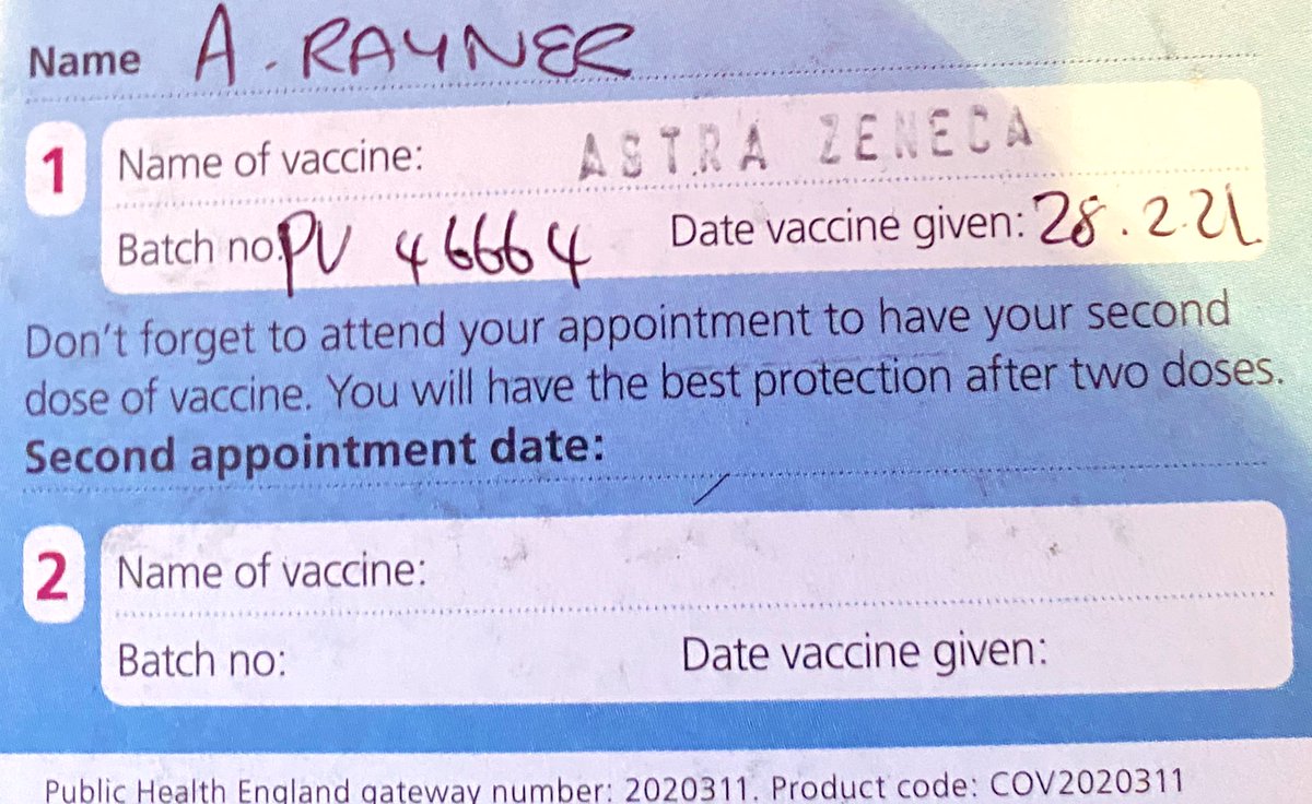 MrRaynerPE's tweet image. Had my vaccine yesterday 🙌 literally has made me feel dreadful today though 😓