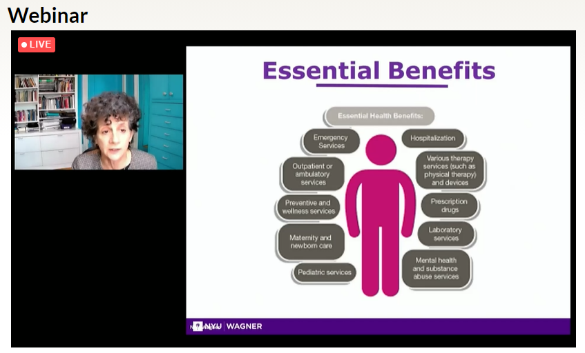 ByAshleyF's tweet photo. Sherry Glied of @nyuschoolofmed shares with us some essential benefits of the #ACA that support people with cancer.  @Gwen_Darien @NPAF_Tweets #NatlCancerForum https://t.co/fxzoNllgwc