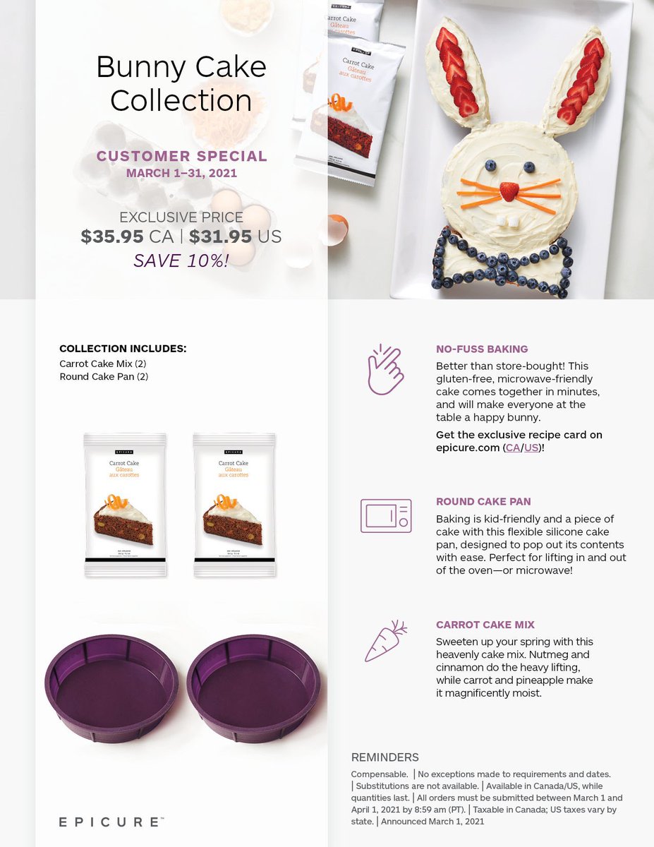 MichelleSt08's tweet photo. Bunny cakes! What a good deal! https://t.co/EOigznwDlE
