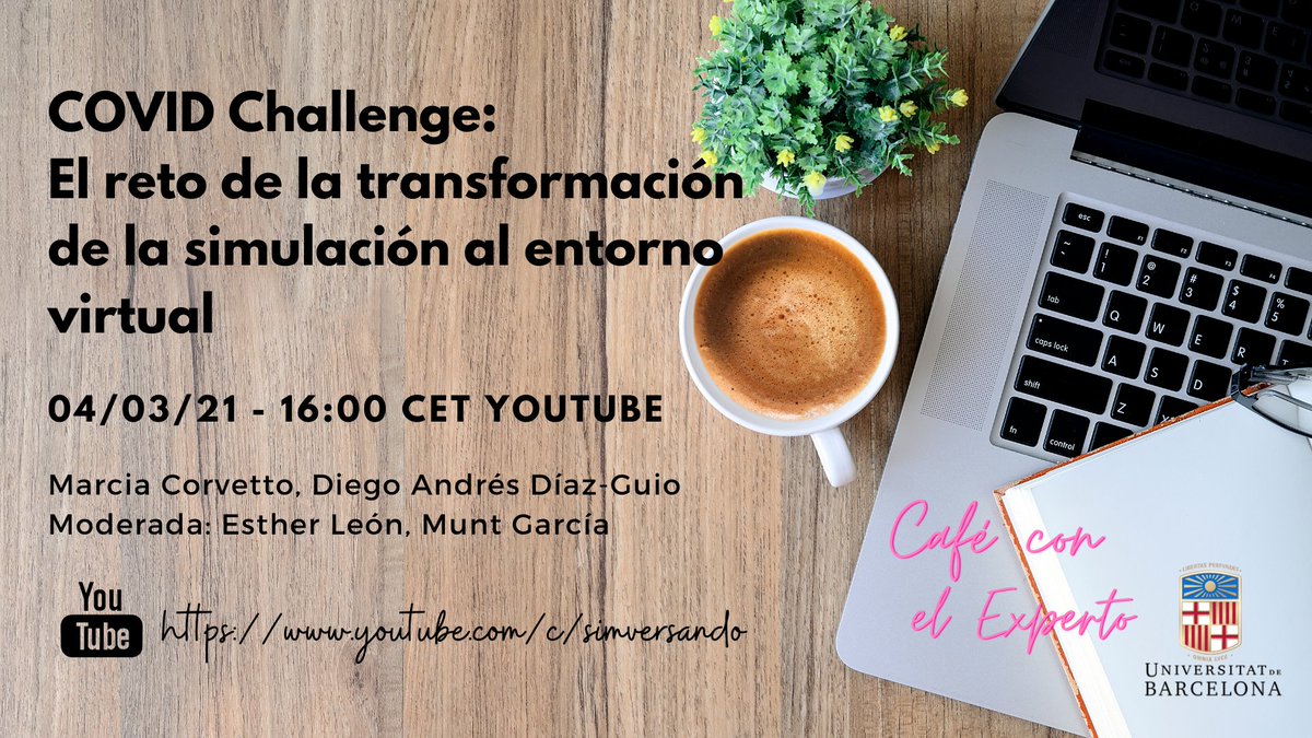 Esther Leon CCRN, MSc, FMC, MHA, PhDc (@esleonc) on Twitter photo 📢SIMULACIONISTAS📢II Café con el Experto JUEVES 04/03 16CET· 12 Chile🇨🇱 10 Co 🇨🇴 🦠COVID Challenge🦠el reto de la transformación de la simulación al entorno virtual 💻 Con <a href="/marciacorvetto/">Marcia Corvetto</a> y <a href="/andresdiazmd/">Andrés Díaz-Guio. MD. PhD</a> Únete en directo de YouTube: bit.ly/3auVmo7 📢SIMULACIONISTAS📢II Café con el Experto JUEVES 04/03 16CET· 12 Chile🇨🇱 10 Co 🇨🇴 🦠COVID Challenge🦠el reto de la transformación de la simulación al entorno virtual 💻 Con <a href="/marciacorvetto/">Marcia Corvetto</a> y <a href="/andresdiazmd/">Andrés Díaz-Guio. MD. PhD</a> Únete en directo de YouTube: bit.ly/3auVmo7