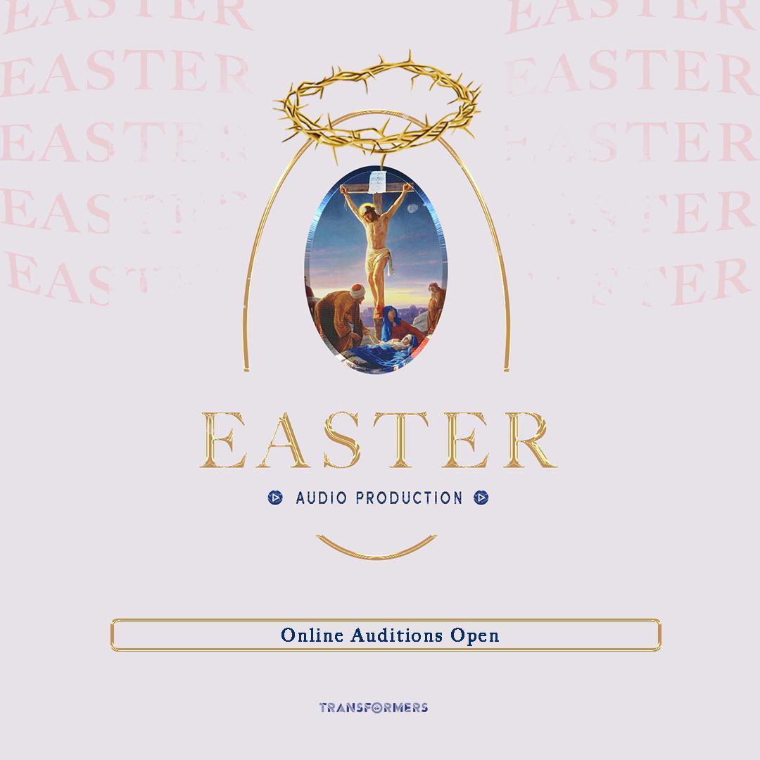 CASTING CALL‼️- Actors &amp; Actresses (18 and above) needed for this year’s National Youth and PENSA Ministry’s Easter Audio Play and auditions are open NOW. To register, use the link in the bio. For any questions, contact Christina ananenimoh.assistant@outlook.com by 5th March !