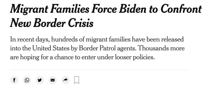 whitneyleepatin's tweet photo. The Biden administration is out-of-touch with reality.

Here's a New York Times headline just last month⬇️ https://t.co/OJLoVjkUHn