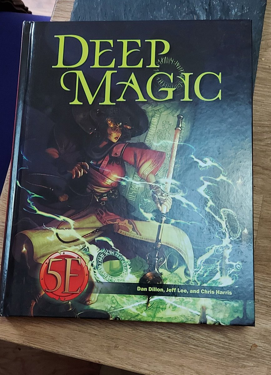 dm_pact's tweet image. Got my copy of Deep Magic by @KoboldPress today... can't wait to throw some of these spells at my players. Any favourites?
#dnd #dnd5e #homebrew #tabletop #tabletopgames