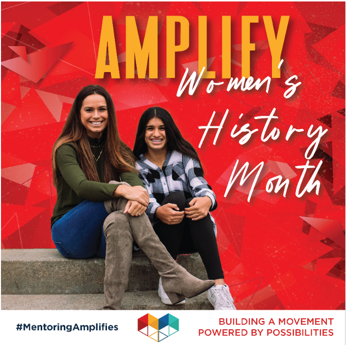 MENTORnational's tweet photo. March is #WomensHistoryMonth! Join us as we elevate women’s voices &amp; victories and celebrate those working to ensure that all young people have the resources to believe in themselves &amp; their potential. Learn more at: https://t.co/YvO18wMxEu #MentoringAmplifies https://t.co/O1qK22T0ss