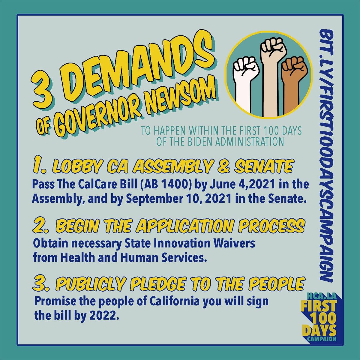 hc4us_org's tweet photo. @GavinNewsom @XavierBecerra We R serious about single payer, which is why we R DEMANDING that the representatives we elect act in OUR best interest. #CaLead #MedicareForAll #First100days FOLLOW us on Tw/IG: @hca_losangeles 
FB: @HealthcareForAllLosAngeles 
https://t.co/7JN6qpNDyw https://t.co/MtSmqozzmX