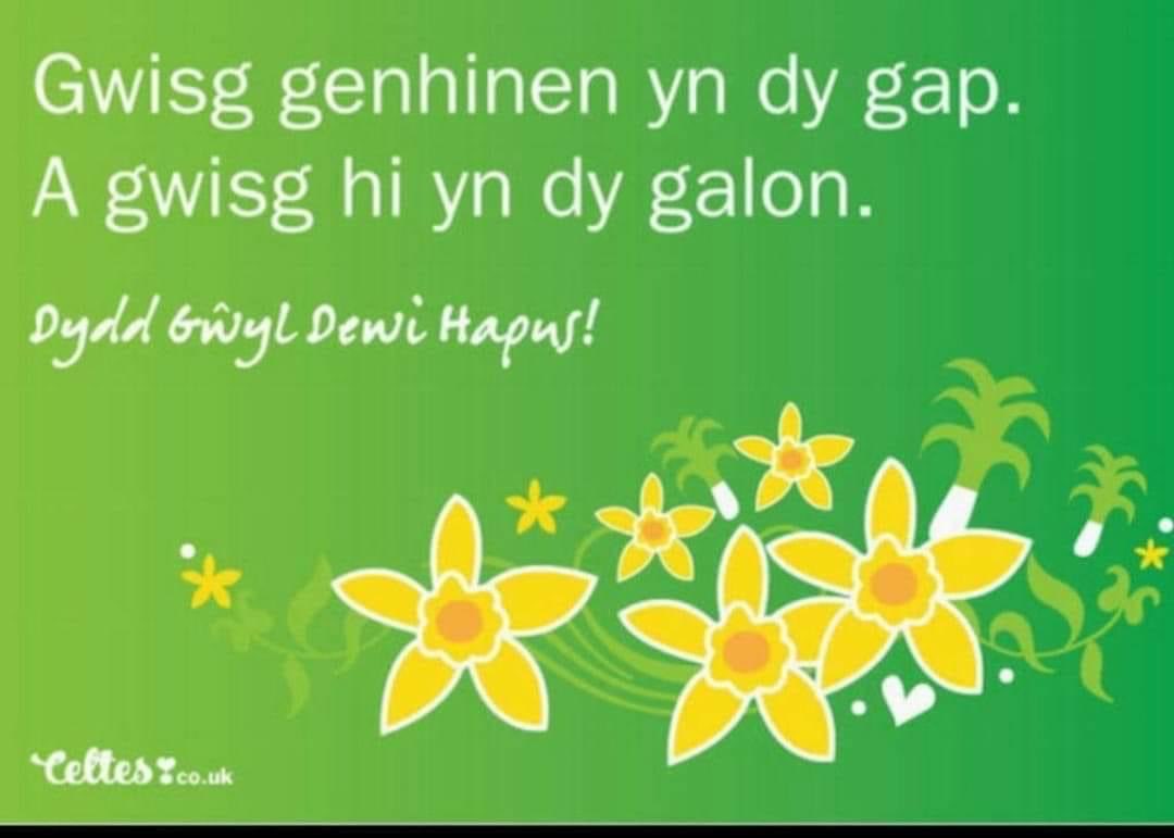 Dydd Gŵyl Dewi Hapus!❤️🏴󠁧󠁢󠁷󠁬󠁳󠁿 
Happy St David’s Day!❤️🏴󠁧󠁢󠁷󠁬󠁳󠁿

#DyddGŵylDewi #DewiSant #gwnewchypethaubychain #Cymru