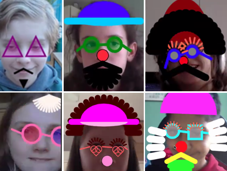 tcreatelearn's tweet image. The kids (and I!) enjoyed dressing our faces using Javacript code in our creative coding session supported by @EalingLibs. #creativecoding