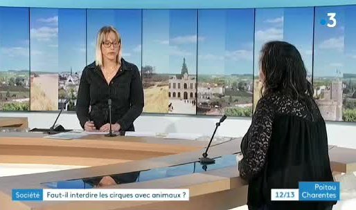 assola86's tweet photo. Retour sur le vœu d'interdiction des cirques avec animaux sauvages à #Poitiers ! JT du 1er mars le 12/13 Poitou Charentes @F3PoitouChtes https://t.co/vmebDlWz78 https://t.co/GOyUlEykXk