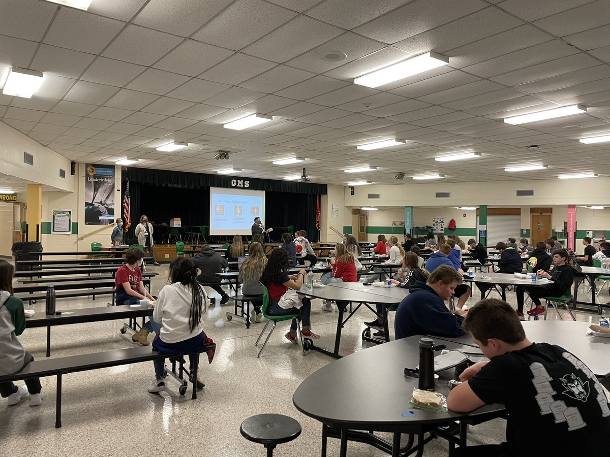 racheladamstn's tweet photo. Thank you @DevilMgm for visiting @gms_tn today to share important information w/ 8th grade students about their transition to Greeneville High School! @GreenevilleCity #GDevilPride #BetterTogether #classof2025 https://t.co/wezK7OiUw7