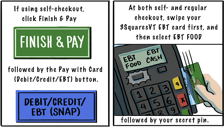 HungerFreeVT's tweet photo. “You just swipe it and put your pin code in,” he says. “Just like you normally would. It is literally like having another credit card or debit card in your wallet." Thank you @sevendaysvt &amp; @_jacarvajal  for getting the word out about #3SquaresVT!  https://t.co/5J6gWZ9rma https://t.co/9D5hS3PLKN
