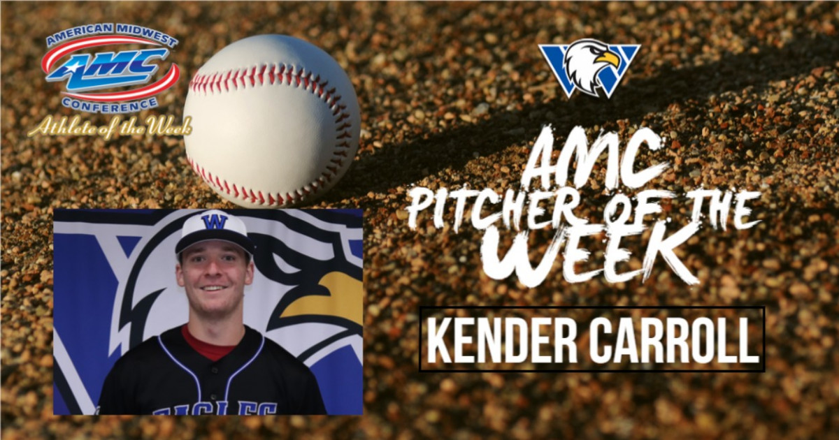 Baseball: Carroll Named AMC Pitcher of the Week
 - wbueagles.com/article/1775.p…