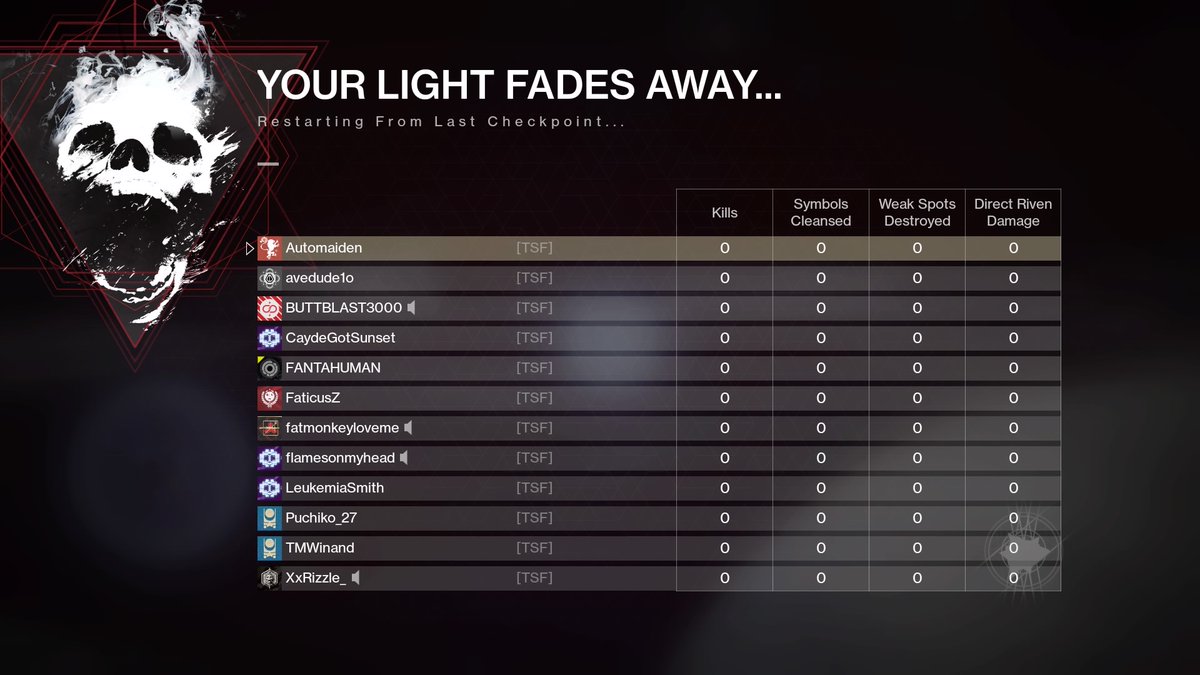 ＃TSF 12ーman raid bug, the greatest unintentional event to hit #Destiny2 　 #PS4share