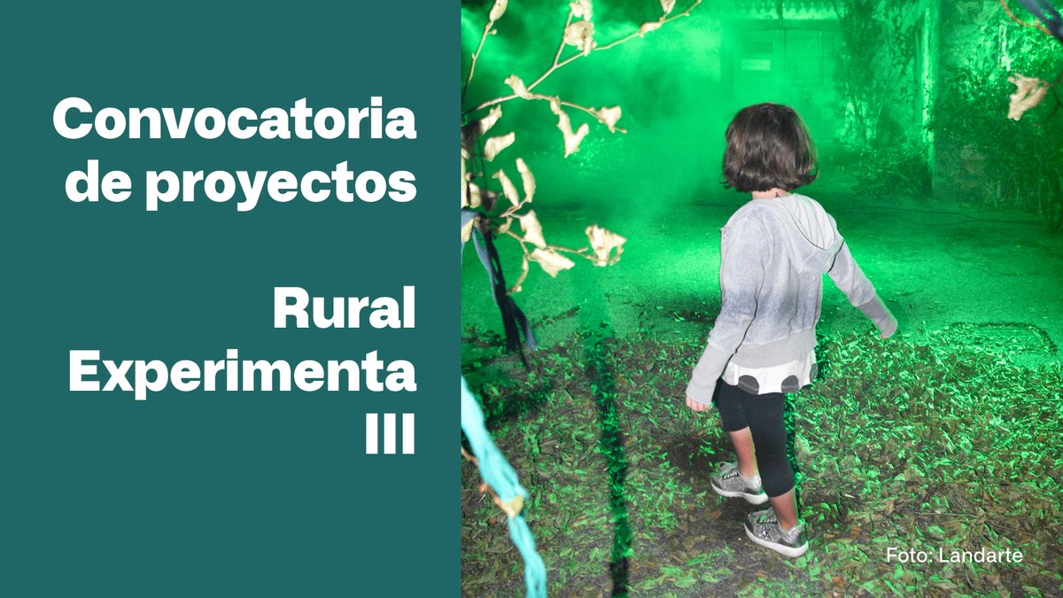 🥁 ¡Abrimos la convocatoria de proyectos para #RuralExperimenta III!
Hasta el 11/04 buscamos seis proyectos que mejoren la vida en común y la cultura en el medio rural.
● Consulta las bases ▸bit.ly/RuralExperimen…
● Todos los detalles en este hilo. ⇩