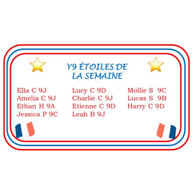 MflRbhs's tweet photo. Les étoiles de la semaine ⭐️ https://t.co/d8mUbXn7zg