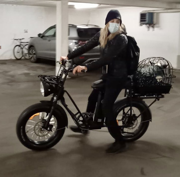 Cookie_and_Alan's tweet image. Riding with my dog- just, got better!  #unimoke #urbandrivestyle #frenchbulldog #dogsoftwitter #goingplaces