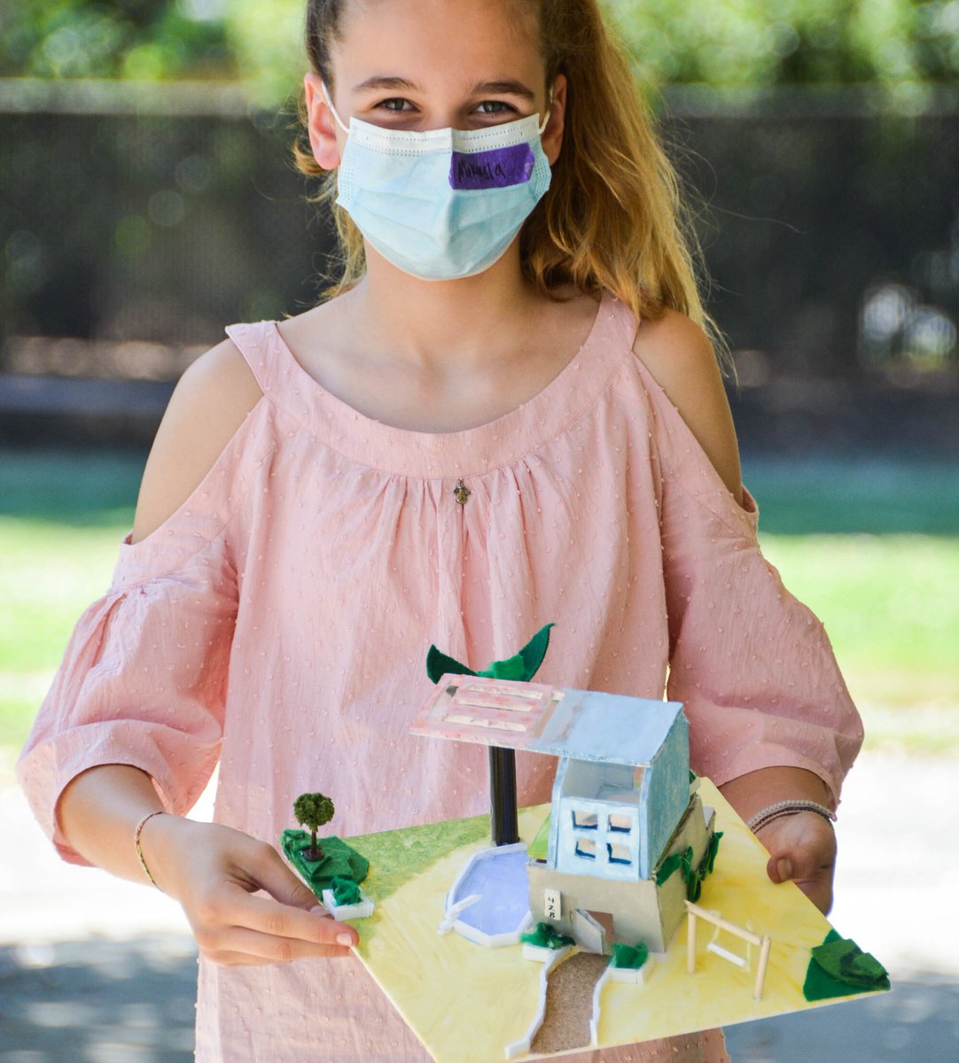 Happiness is when you are in your creative element! Celebrating creativity with budding architect Mikayla L and her out-of-the-box architecture.