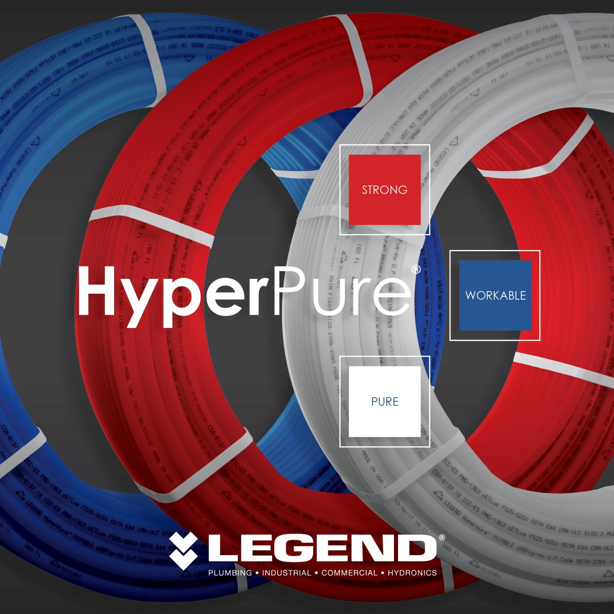 LegendValve's tweet photo. As the building industry continues to deal with supply chain constraints, HyperPure PE-RT, a 100% recyclable potable water tube, is available now with no minimum order size and can ship within 24 hours. Find out more here: https://t.co/SAPC9ZnM2P https://t.co/WJUV1AkCSC