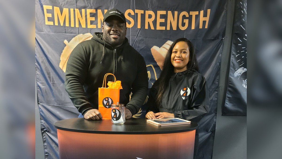 ninety4xo_'s tweet photo. We're kicking off #XOThursdays with the owner and founder of the black-owned fitness center, #EminentStrength located in the Florissant area. 

Full interview releases on YouTube on 3/4 at 12 p.m. CST
📷 @capturedbyvidell https://t.co/1oYmRtXsrr