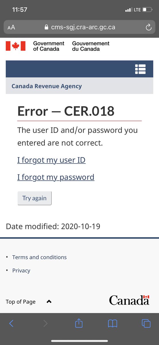 J3sstice's tweet photo. @insanorules @CanRevAgency Yeah it’s telling me to call back.. and I keep getting this when I try to log in , so I’m assuming I’m locked out? https://t.co/ru8v3yvYPR