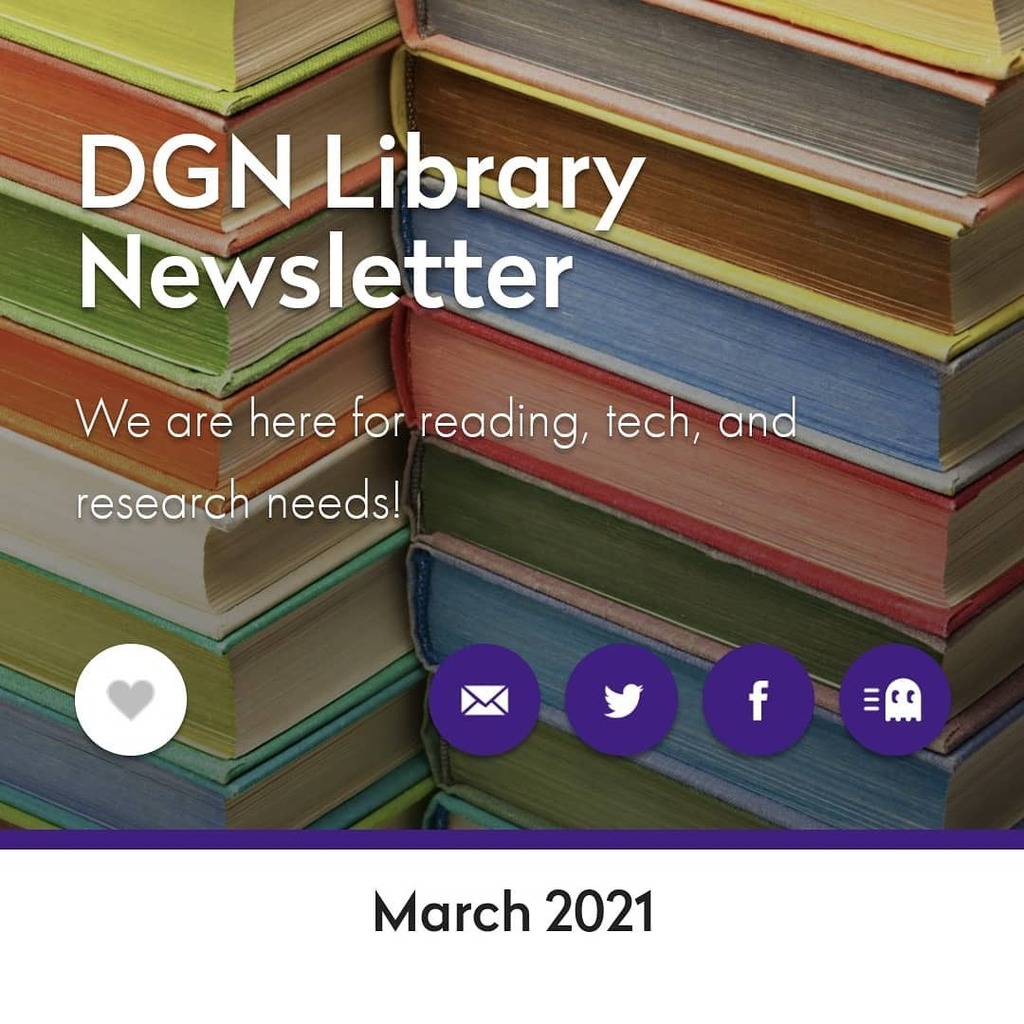 DgnLib's tweet photo. March newsletter!!
Link in bio!
#99learns 
#WeAreDGN https://t.co/UoxTjkjFse https://t.co/I1JcWyOjL6