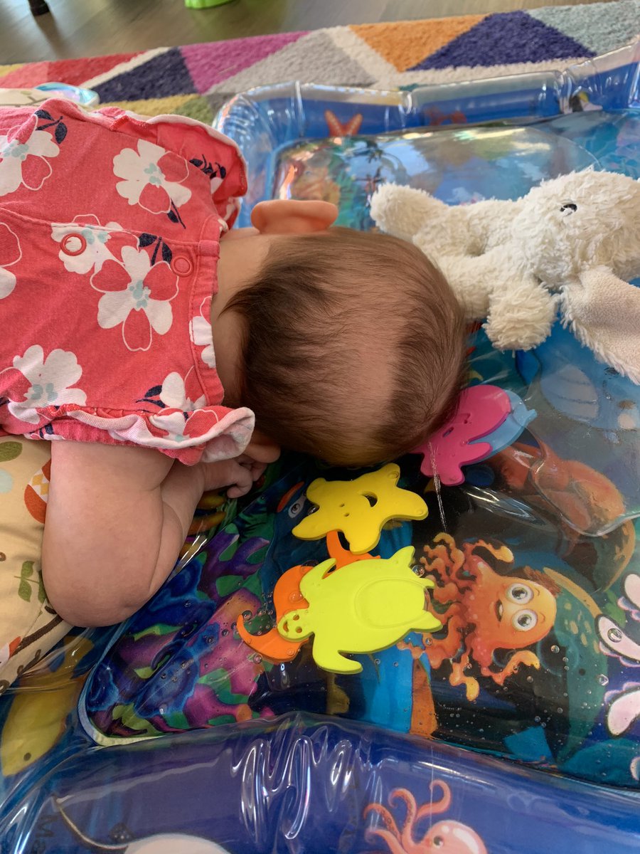 dianameetsworld's tweet photo. Well that’s one way to do tummy time #baldbaby #littlegrandpa https://t.co/BBbvxfDO4I