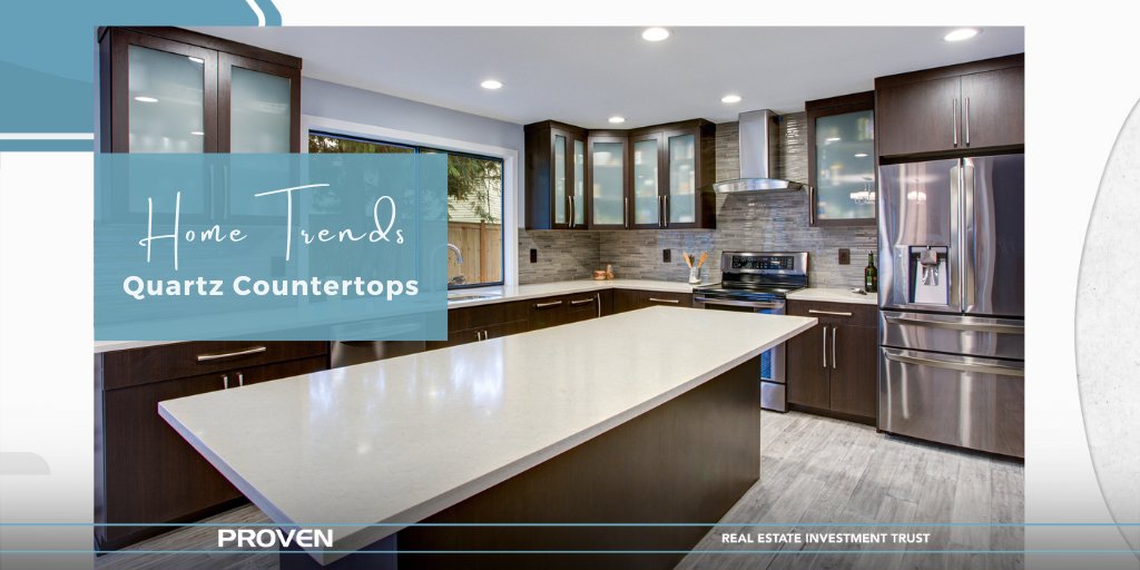 ProvenProp's tweet photo. The most prominent kitchen countertop trends for 2021 - #QuartzCountertops. 

#PROVENREIT is ahead of the game! At The César, we have integrated top of the line kitchen cabinets with neutral toned quartz countertops. Neutral tones create an open, airy feeling in the #kitchen. https://t.co/nBwlHdItSu