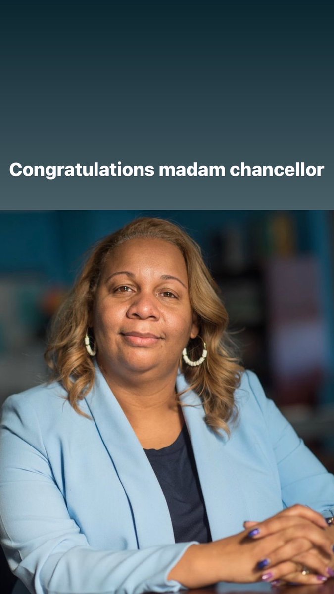 GarretAMorPS132's tweet photo. Congratulations madam chancellor. 💚 @MeishaPorter https://t.co/yuXiLoRZLT
