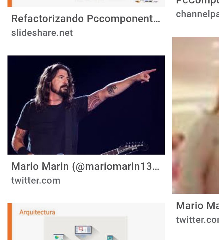 Como me levanta la moral cuando busco mi nombre en Google y me sale esto