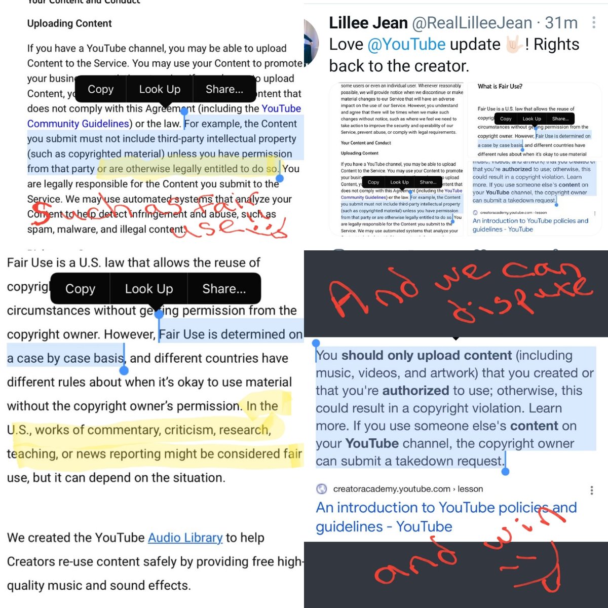 reneenetrop's tweet photo. Hey #reallilleejean you seem to keep missing these bits. Let me help you out #lilleejean #fairuse #stillnotgettingit https://t.co/35hijuxaC6
