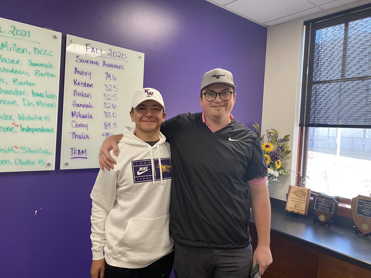 TylerTarvin3's tweet photo. I’m excited to announce that I have committed and signed to play golf at Kansas Wesleyan University! I want to thank my friends, family and coach’s for all of your support throughout the years! #futureyote#grateful#goyotes https://t.co/q0oRRzGUhh