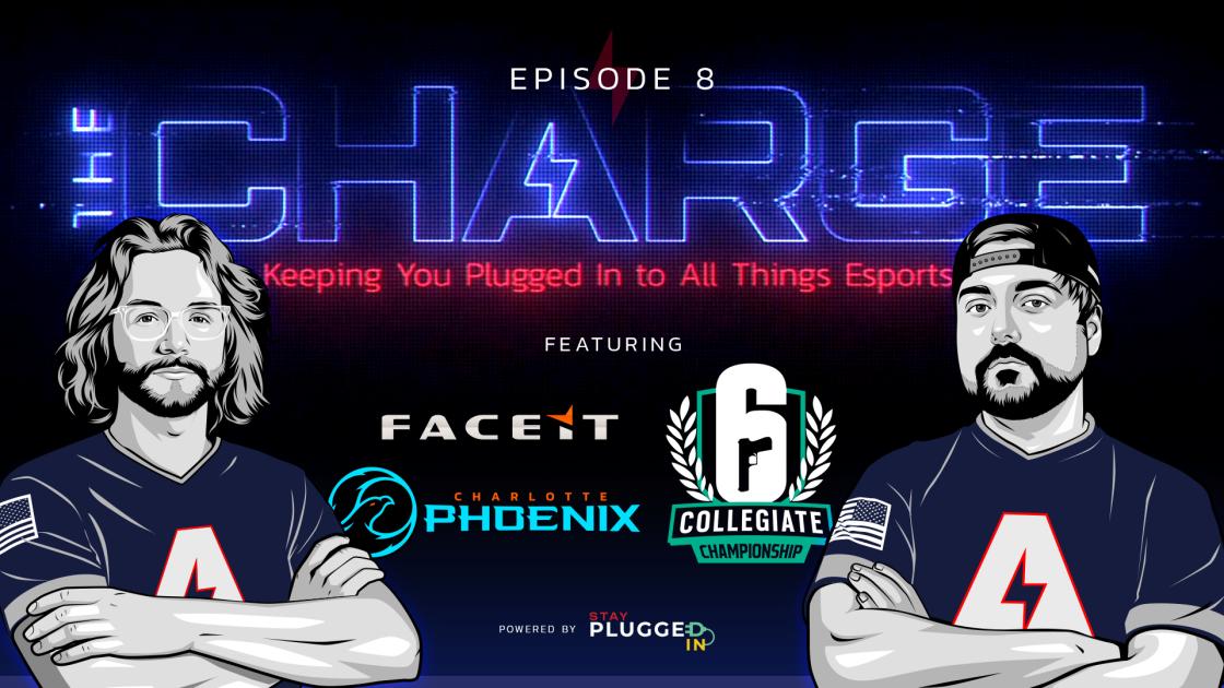 ⚡The Charge⚡Episode 8 is LIVE on #youtube. 

Check out the action from Collegiate R6, FaceIT Collegiate, &amp; a special appearance by Sergio Brack from Ottawa University.

Watch here &gt;&gt; bit.ly/3kAopej