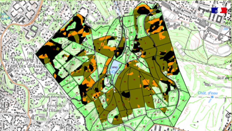 En <a href="/iledefrance/">Région Île-de-France</a>, la propagation de la maladie de l'encre s'accélère, entraînant le dépérissement des châtaigniers. Face à ce phénomène, l'#ONF et ses partenaires travaillent de concert pour développer un outil de suivi efficace : la surveillance spatiale. onf.fr/+/a1c