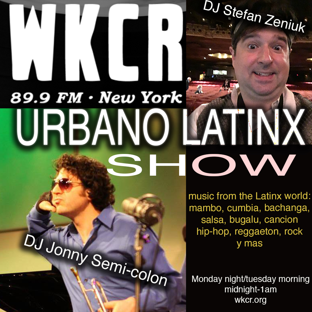 jonnysemicolon's tweet photo. @WKCRFM Tonight #UrbanoLatinx in our weekly slot 12am Eastern. Tracks from Stretch and Bobbito and the M19s Band, #Chambao #KingCoya, #DanielPonce, #Chambao, #Ocho, #LosMonjes, plus rare #LatinSoul tracks from the 1960s. #independentradio https://t.co/9podskp3IH or 89.9 in NYC https://t.co/nYt3K83hez