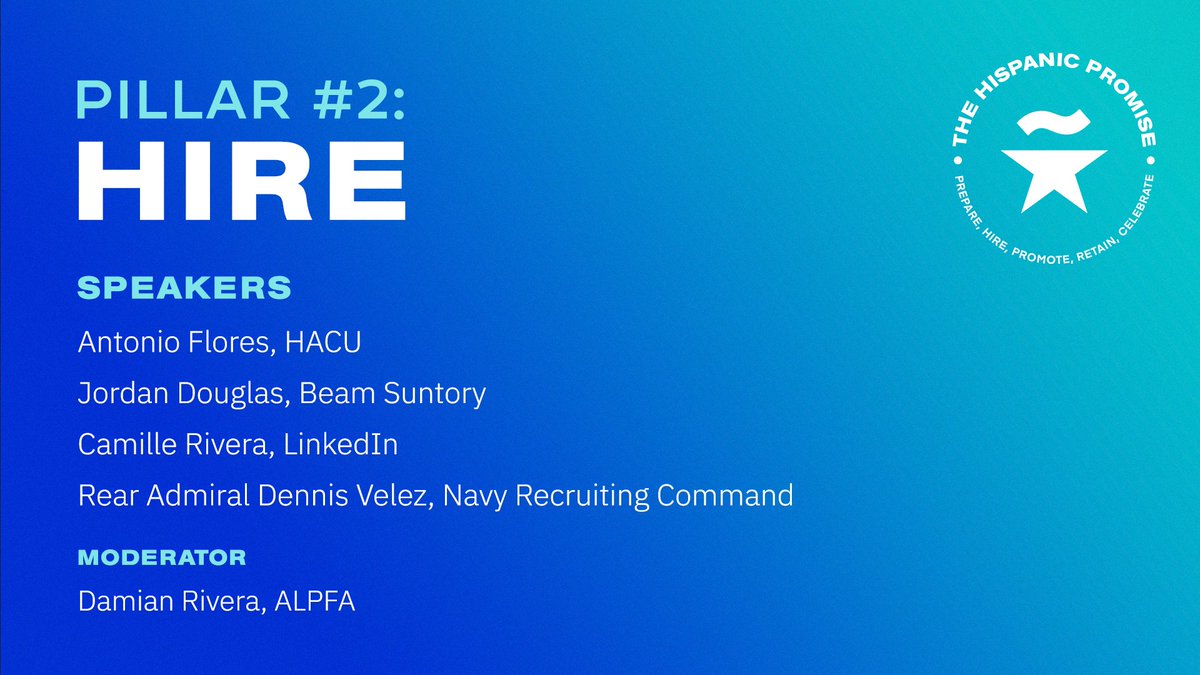 TheHispanicStar's tweet photo. HIRE: The second pillar is about the emphasis increasing Hispanic representation in industries where they are currently underrepresented.
For more Info visit https://t.co/MhX6pqAWbf https://t.co/LUeHRjnmBC