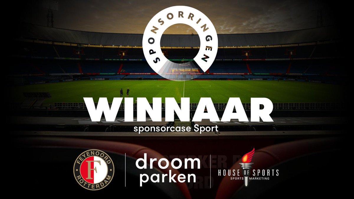 Twee maal goud! 🥇Trots op het teamwork met <a href="/Feyenoord/">Feyenoord Rotterdam</a> en <a href="/HouseOfSports/">Atharv</a> en de waardering via de <a href="/SponsorRingen/">SponsorRingen</a> voor ons hoofdpartnership in de categorie sport &amp; business case