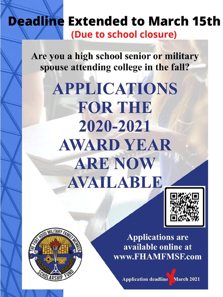 Fort Hood Military Family Member Scholarship Fund tweet media