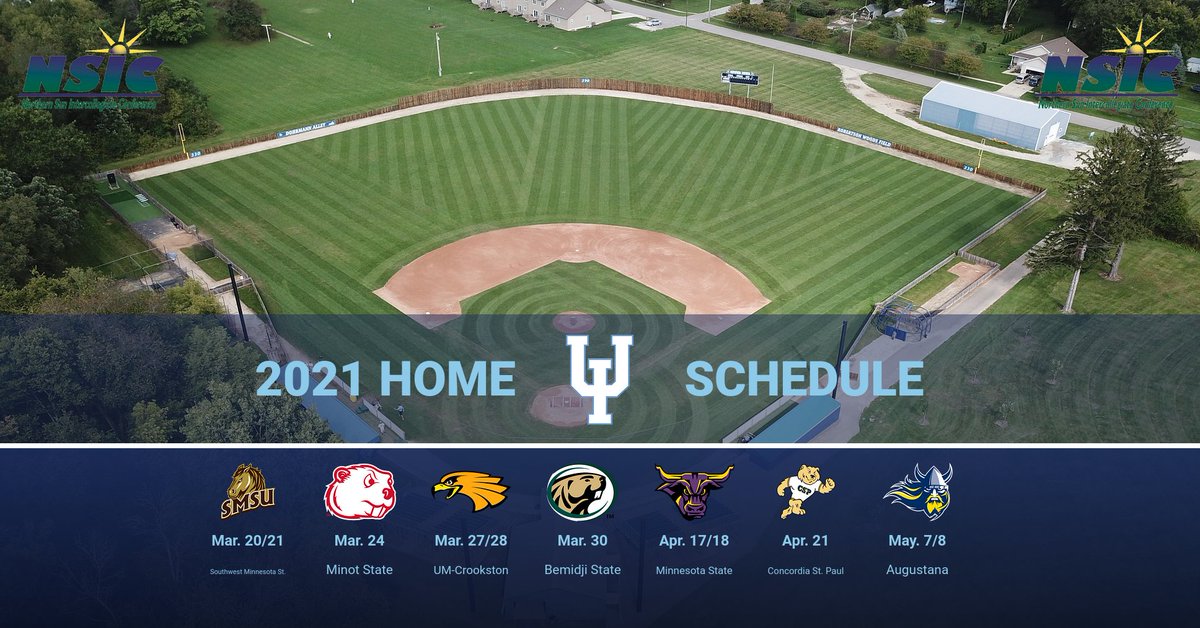 UIUBaseball's tweet photo. Take a peek at our 2021 Home &amp; Away Schedules! 4 Days until First Pitch! #FeathersUp https://t.co/9a0b8XT65Y