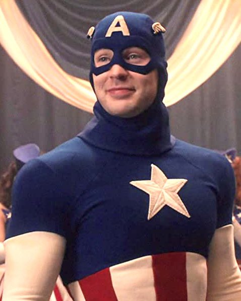 Captain America in the First Avenger in his USO costume