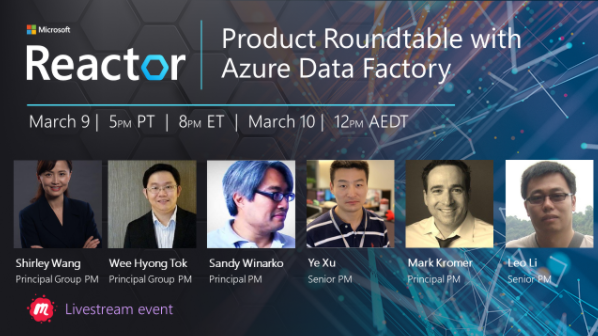 AzDataFactory's tweet photo. Join the #Microsoft #Azure #DataFactory product team for a set of Lightning talks and Product Roundtable. We greatly value opportunities to engage with the community to hear how we can work together to build better products together.  @Azure_Synapse 

https://t.co/jSbfQ4eCQm https://t.co/9ajRR2v6dC