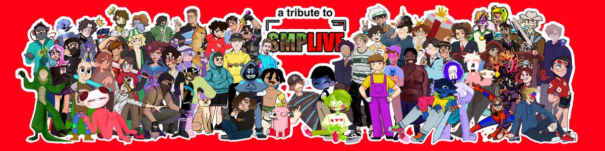 -open for full image- happy 2 year SMPlive anniversary everyone! 60+ artists came together to create a tribute to smplive, check the replies for each individual artist and who they drew! all the artists who participated r amazing, please give them some love 🙏 #tributetosmplive