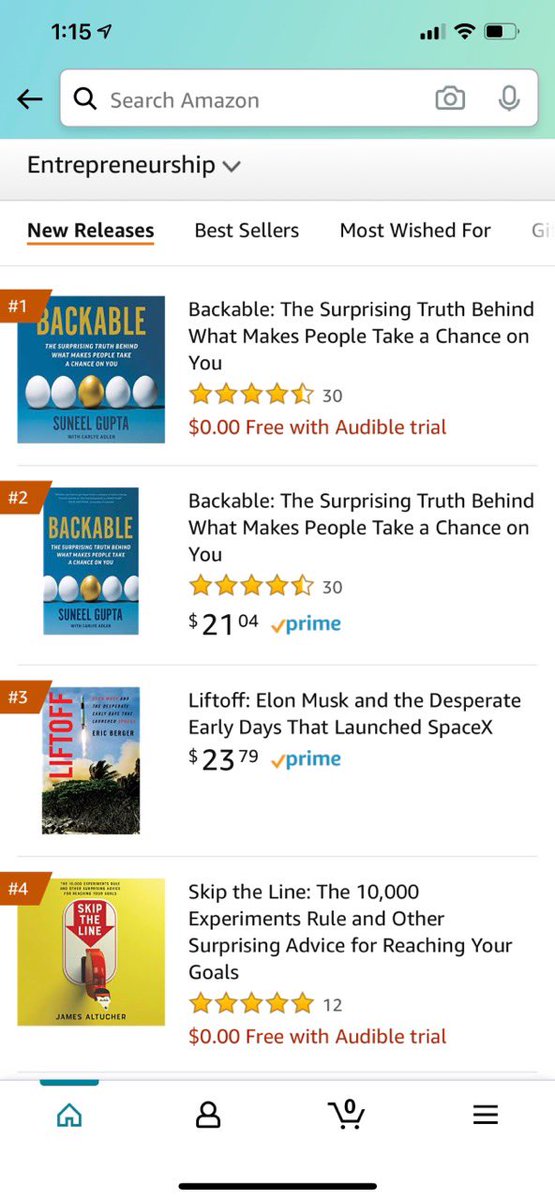 suneel's tweet photo. #1 for Entrepreneurship! Also...#2. https://t.co/2InDTgysBf