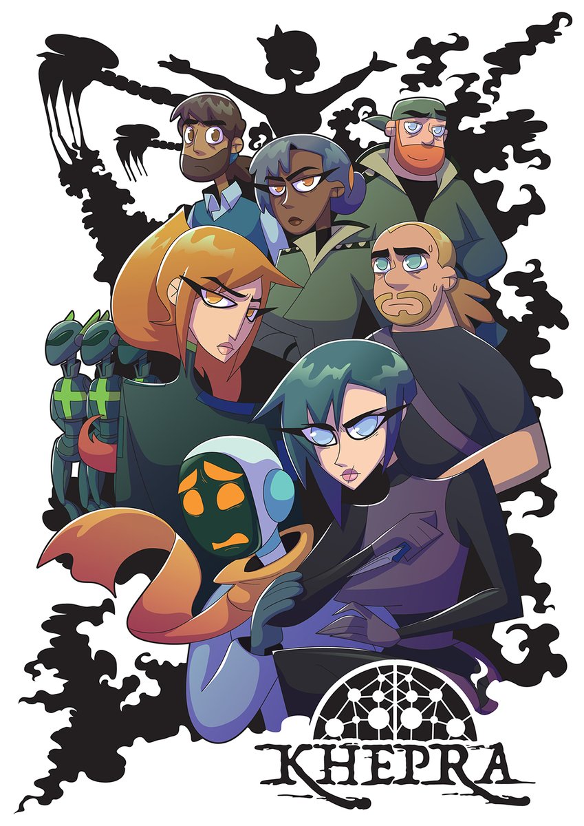 KhepraComic's tweet photo. Hi! I'm Tasha, and I'm the creator of the webcomic 'Khepra'!

You can find my comic on @WebtoonCanvas:
https://t.co/feS3QuOUM1

More links: https://t.co/Lek1ZqkUJW

#WebtoonCanvas #Webcomic #Scifi #PostApocalytpic  #CelebrateCANVASDay https://t.co/CIvTL948y0