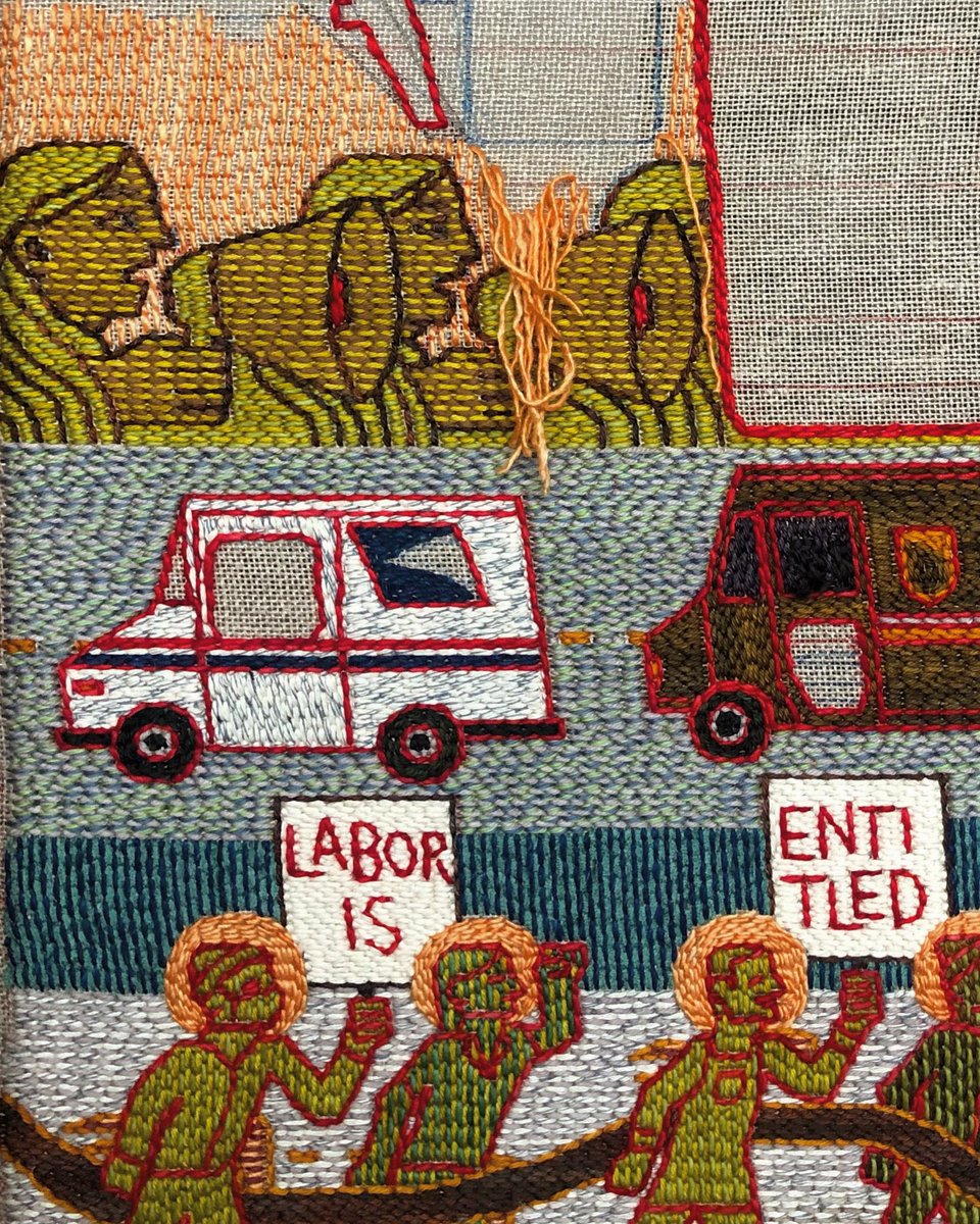 thetolerantweft's tweet image. Union rug well under way