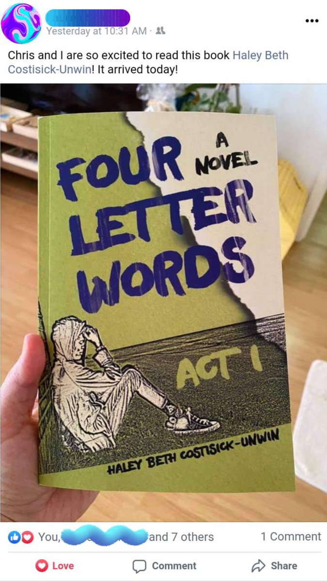 haleybcu's tweet photo. I'm #Intetnational.
Copies of #FourLetterWordsAct1 are arriving! I sound like a melted vinyl warbling, "I can barely believe it."
But I do & did. Proof is in the pages.
Jump off the bridge' cause all the cool kids are doing it & sink in up to your pits at https://t.co/A5v6fmmDv5 https://t.co/pWiCvhlOVs