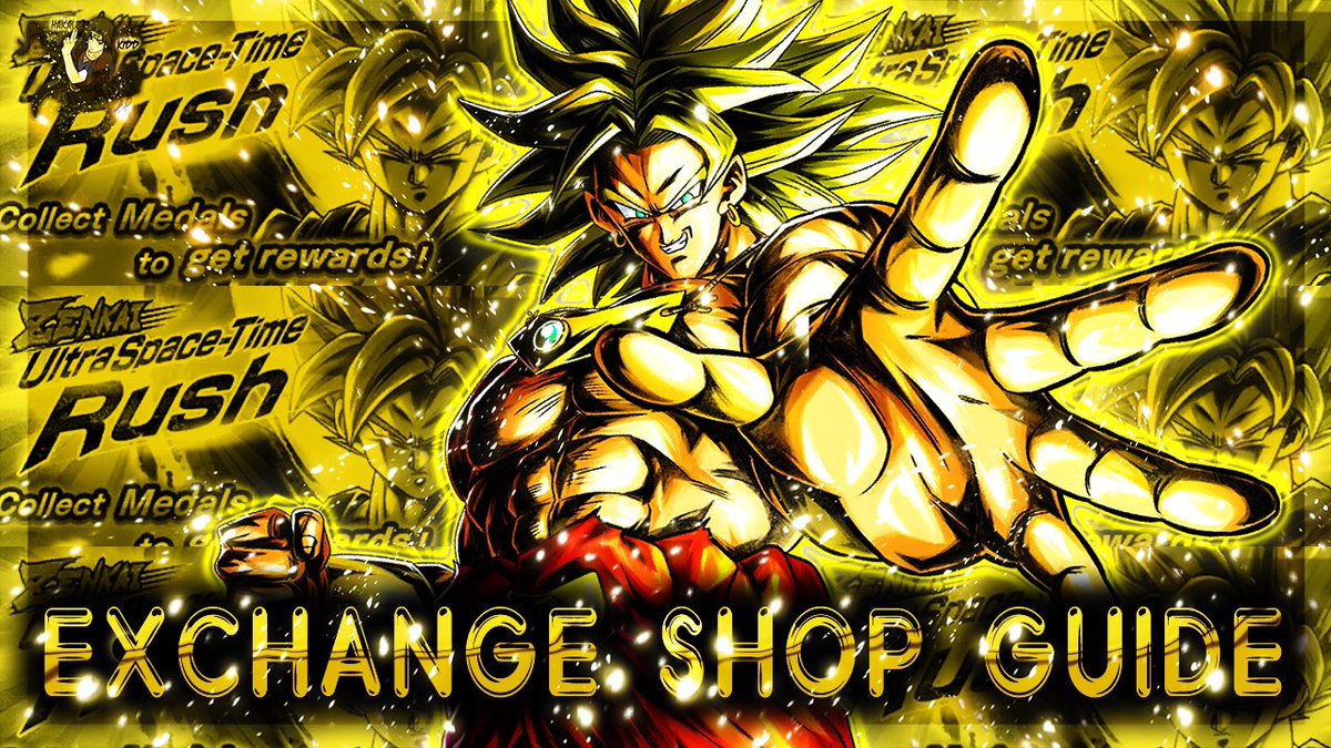 HakaiKiddYT's tweet photo. ZENKAI SPACE TIME RUSH EXCHANGE SHOP GUIDE WHERE TO INVEST YOUR RUSH MEDALS | DRAGON BALL LEGENDS 

Video Link - https://t.co/Mb0e1IS1cG

#dblegends https://t.co/69EbFgfWzt