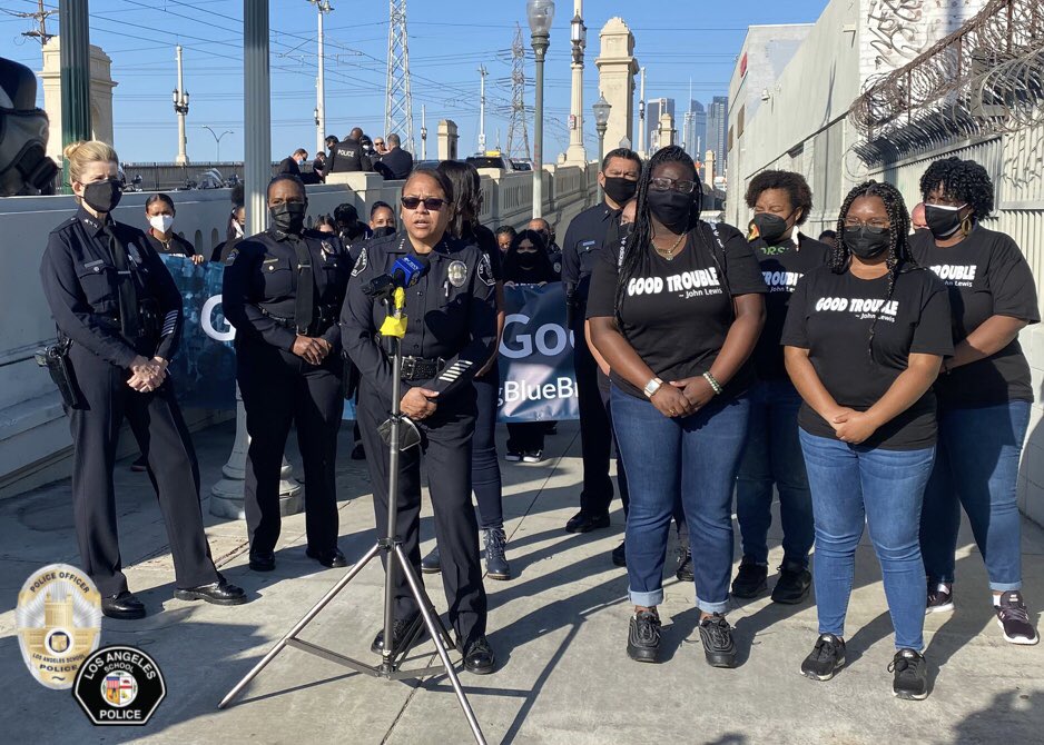 LASchoolPolice's tweet photo. 💙Building Blue Bridges B3 💙

#LASPD #LAUSD #LAXPD #USCPS #LAPS #CopsAndKids #CommunityPolicing #BetterTogether #LAUSDCommunity #InThisTogether #LosAngeles #California #Truth #LawEnforcement #KeepSchoolsSafe #ProtectingLAUSD #WeRiseTogether https://t.co/Wekf2qv5t1