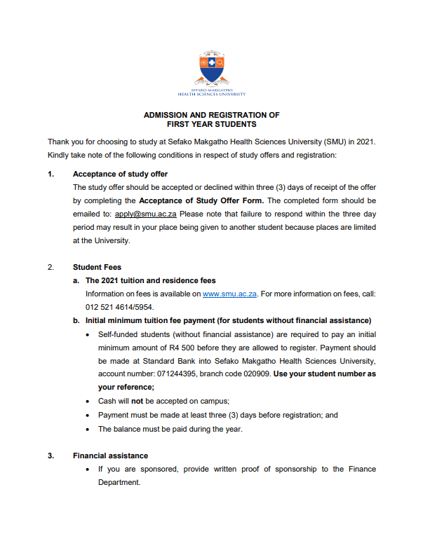 Sefako Makgatho Health Sciences University (SMU) tweet media