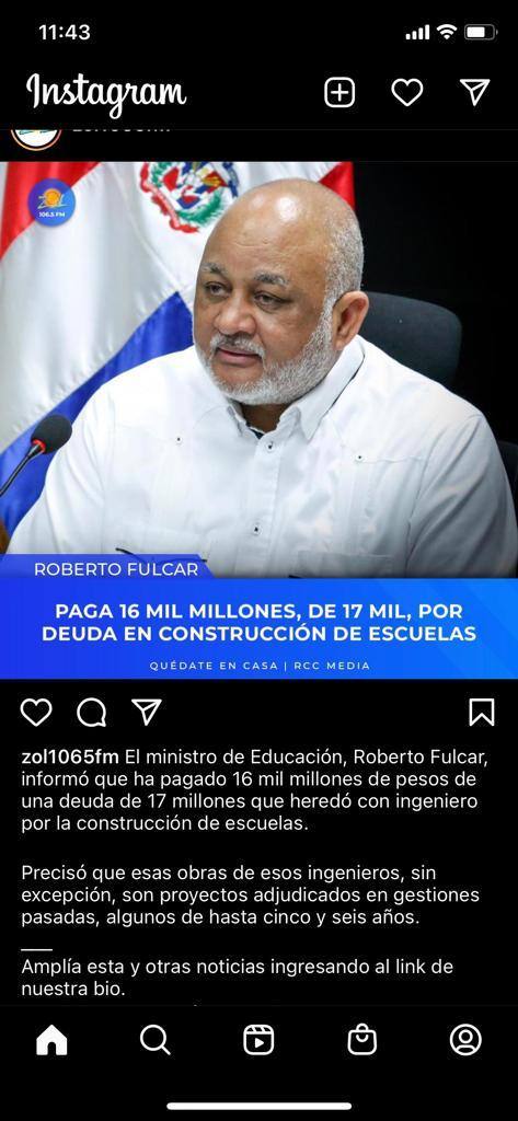 marte21618's tweet photo. Nuestro Colegio y los contratistas del @EducacionRDo nos gustaría que el min. @RobertoFulcar publique via la @ContraloriaRD el listado de los supuestos pagos que él anunció la mañana de hoy porque esa no es la realidad que viven los ingenieros que construyeron las Escuelas. https://t.co/YyEm1bsS0J