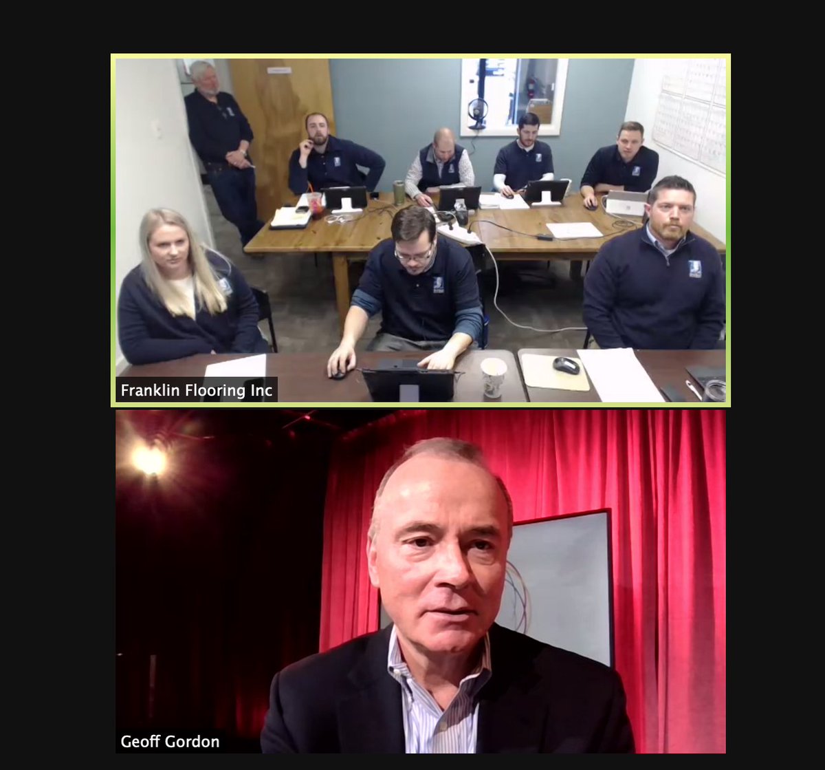 FuseAlliance's tweet photo. Our annual conference looks a little different this year, but our member roundtable discussion was lively as ever!
#fuseimpacts #fusealliance #commercialflooring #flooringcontractors https://t.co/WxsMq9JYr4